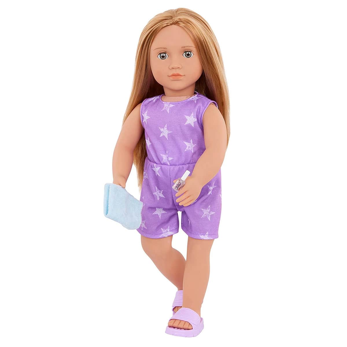 Our Generation 18″ Serafina Spa Day Doll & Storybook Set Girls, 3-4 Years