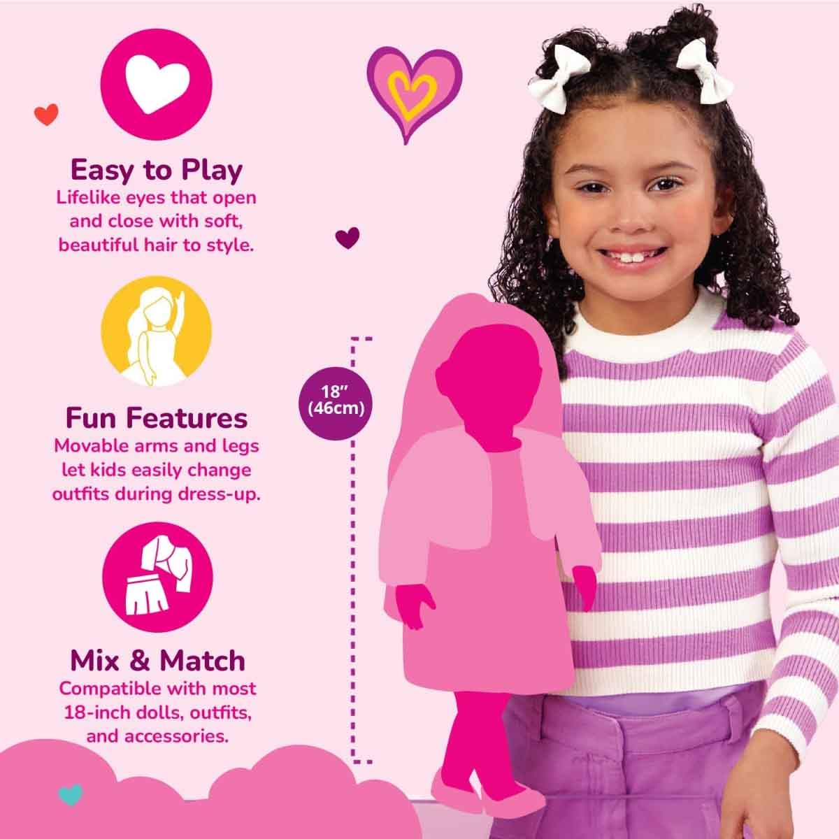 أور جينيريشن دمية كلارا راقصة باليه للبنات، عمر 3-4 سنوات