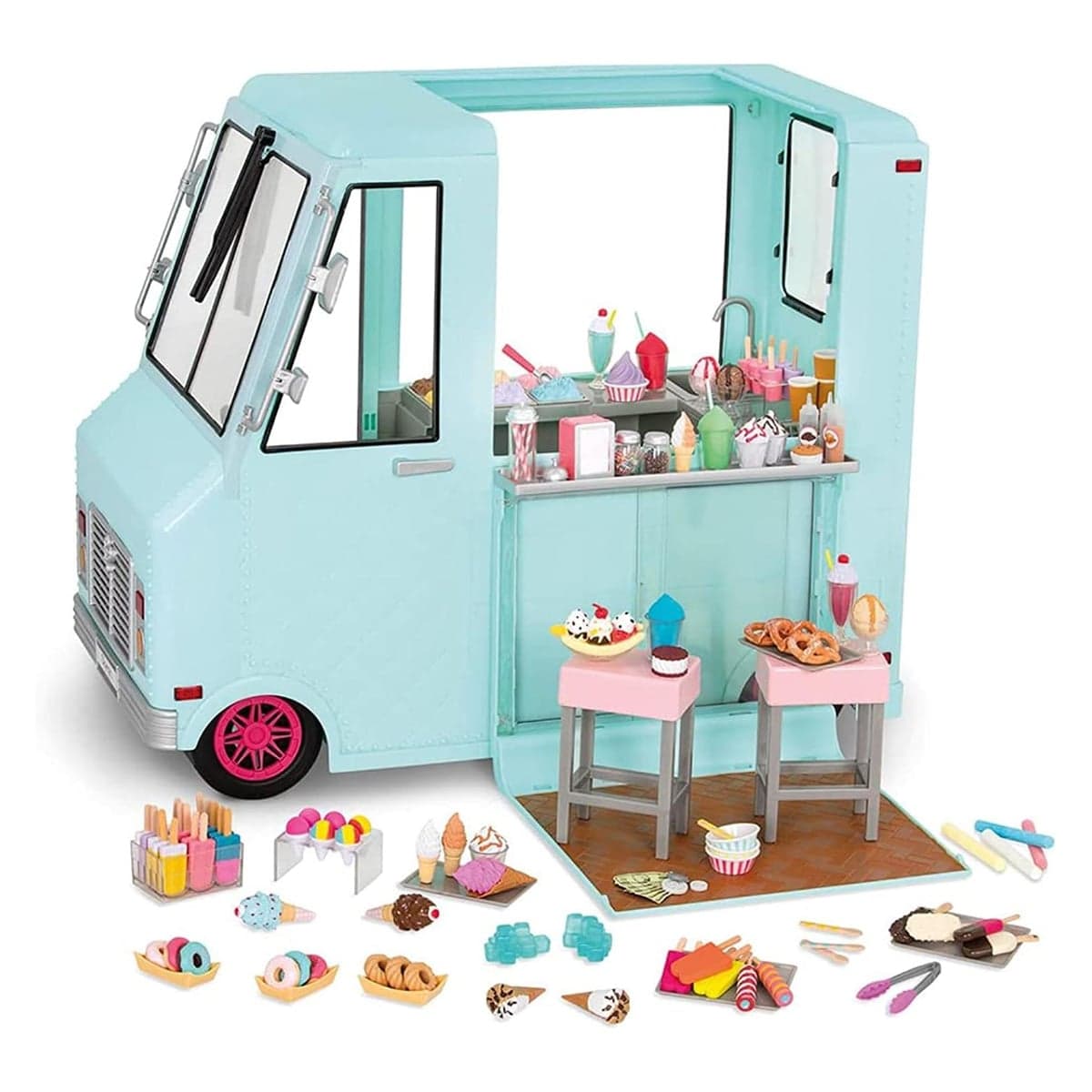Our Generation Doll Ice Cream Truck Set Girls, 3-4 Years