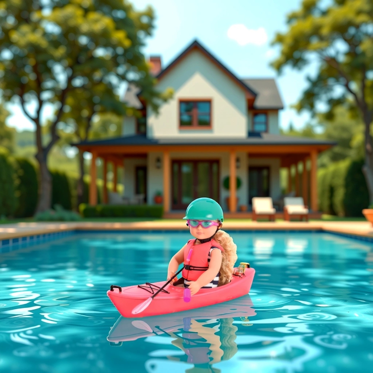 Our Generation Kayak Doll Adventure Set Girls, 3-4 Years
