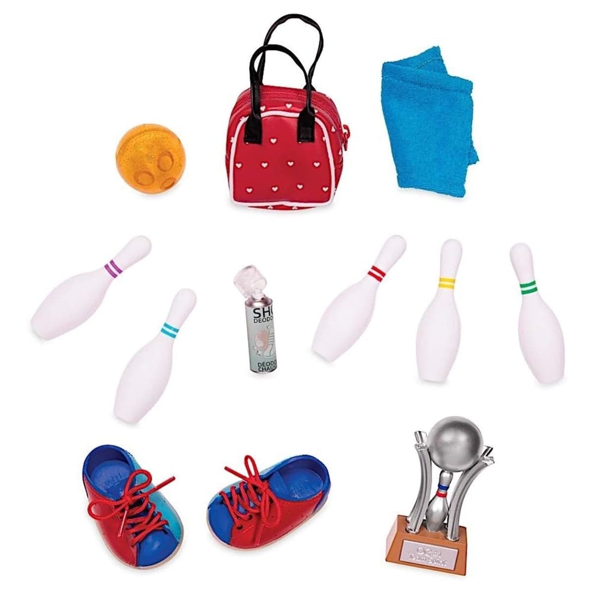 Our Generation Let It Roll Retro Bowling Accessory Set for 18" Dolls Girls, 3-4 Years