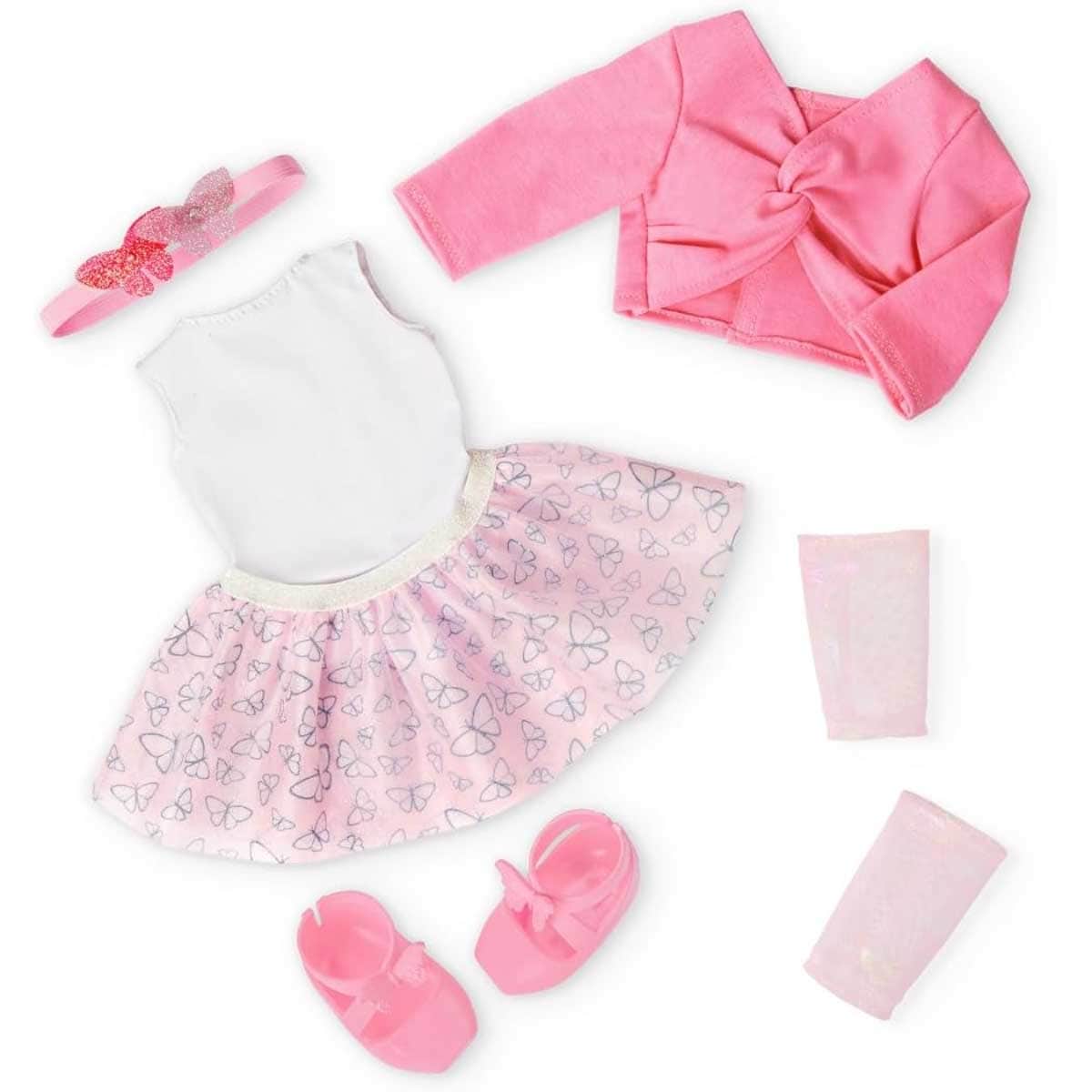 Our Generation Mika Doll with Butterfly Ballet Outfit Girls, 3-4 Years