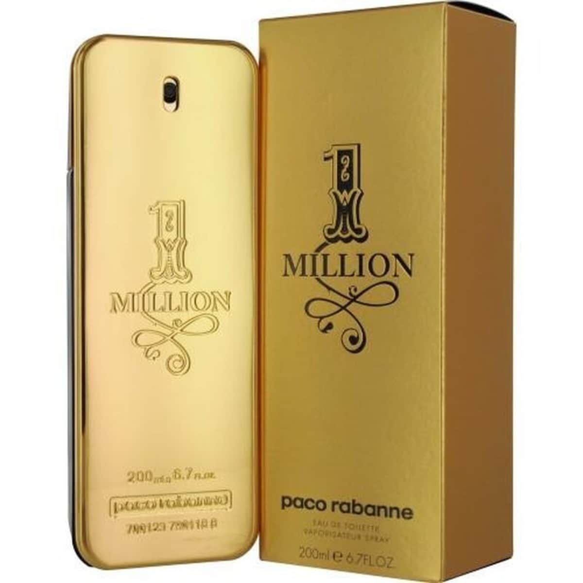 Paco Rabanne 1 Million Eau De Toilette 200 ml for Men