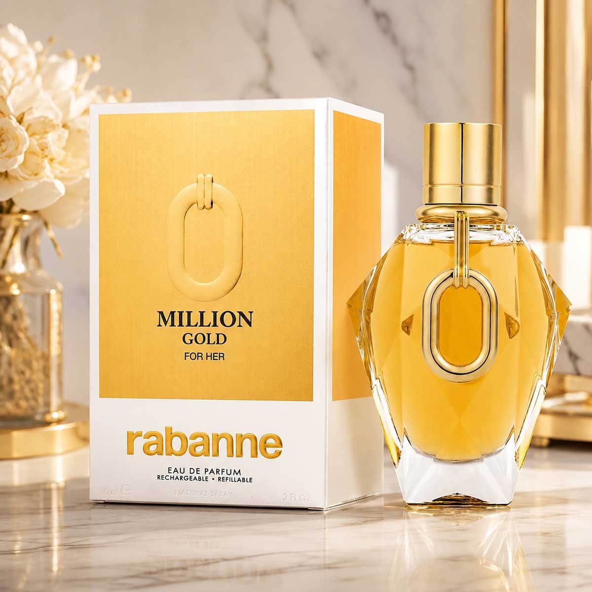 Paco Rabanne Million Gold Eau De Parfum 90 ml for Women