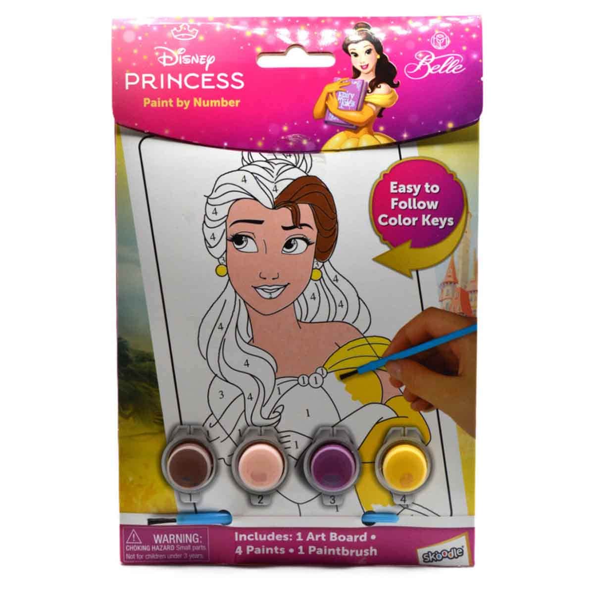 Disney Princess Paint by Number Drawing Kit Unisex, 3-4 Years