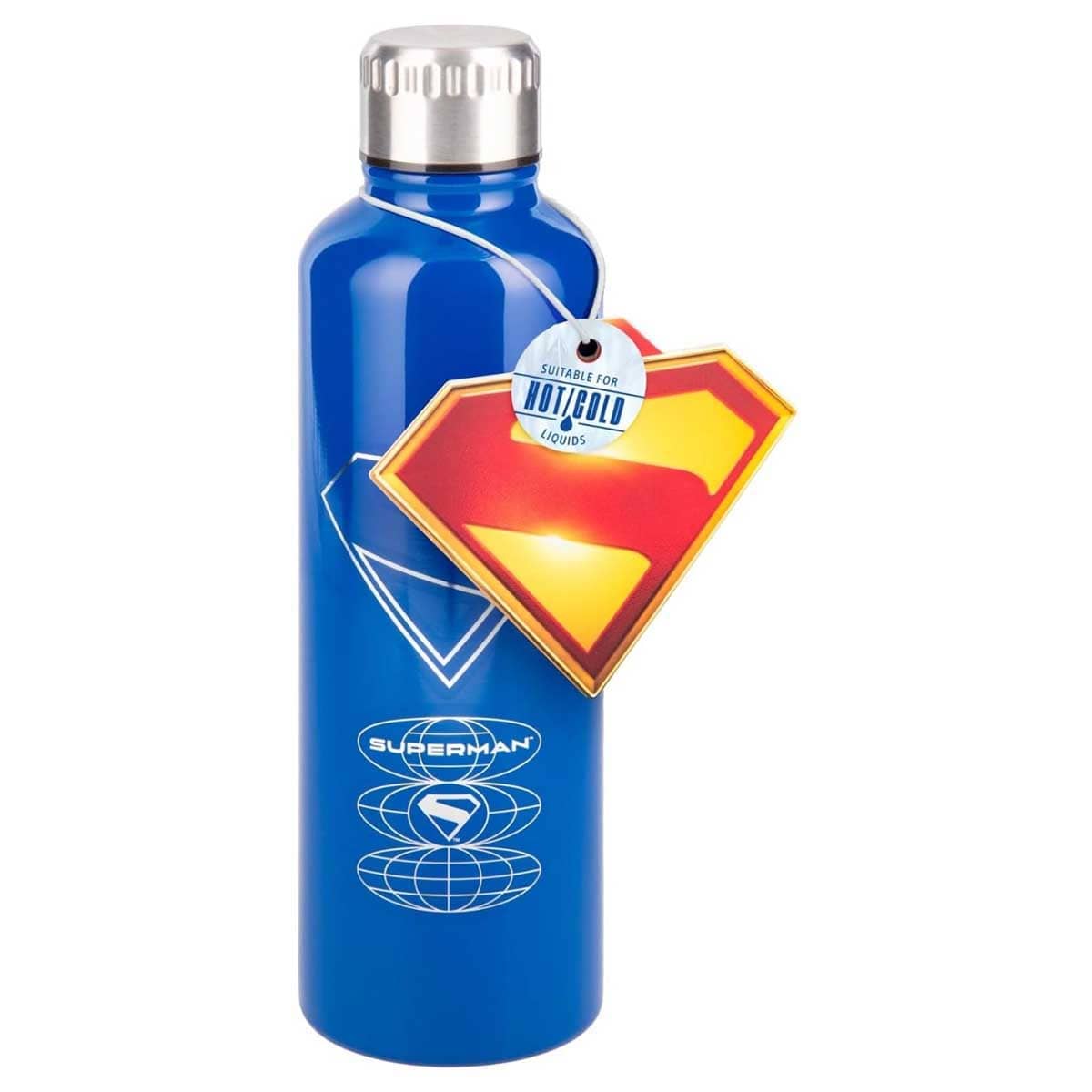 Paladone 500ml DC Comics Superman Theatrical Metal Water Bottle