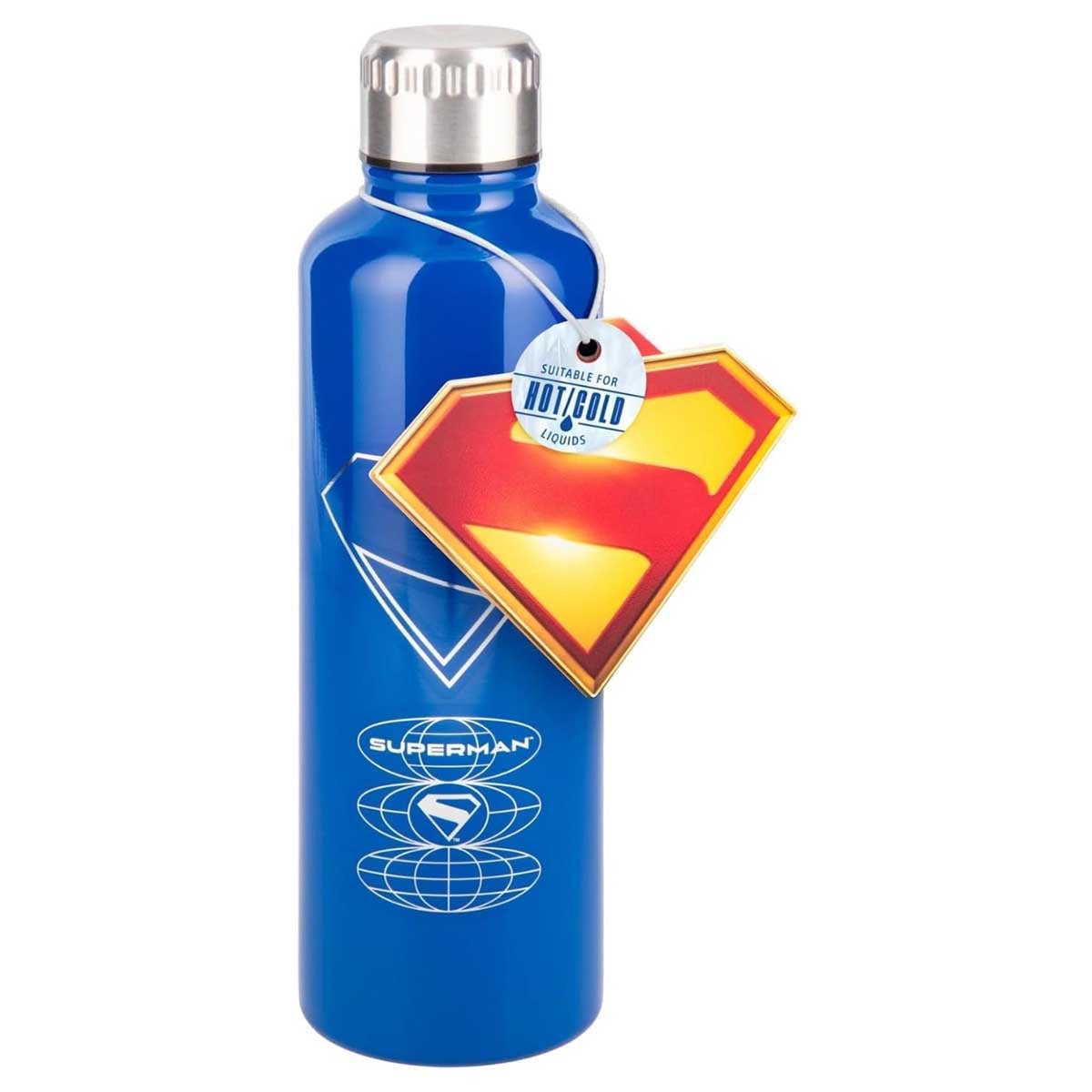 Paladone 500ml DC Comics Superman Theatrical Metal Water Bottle