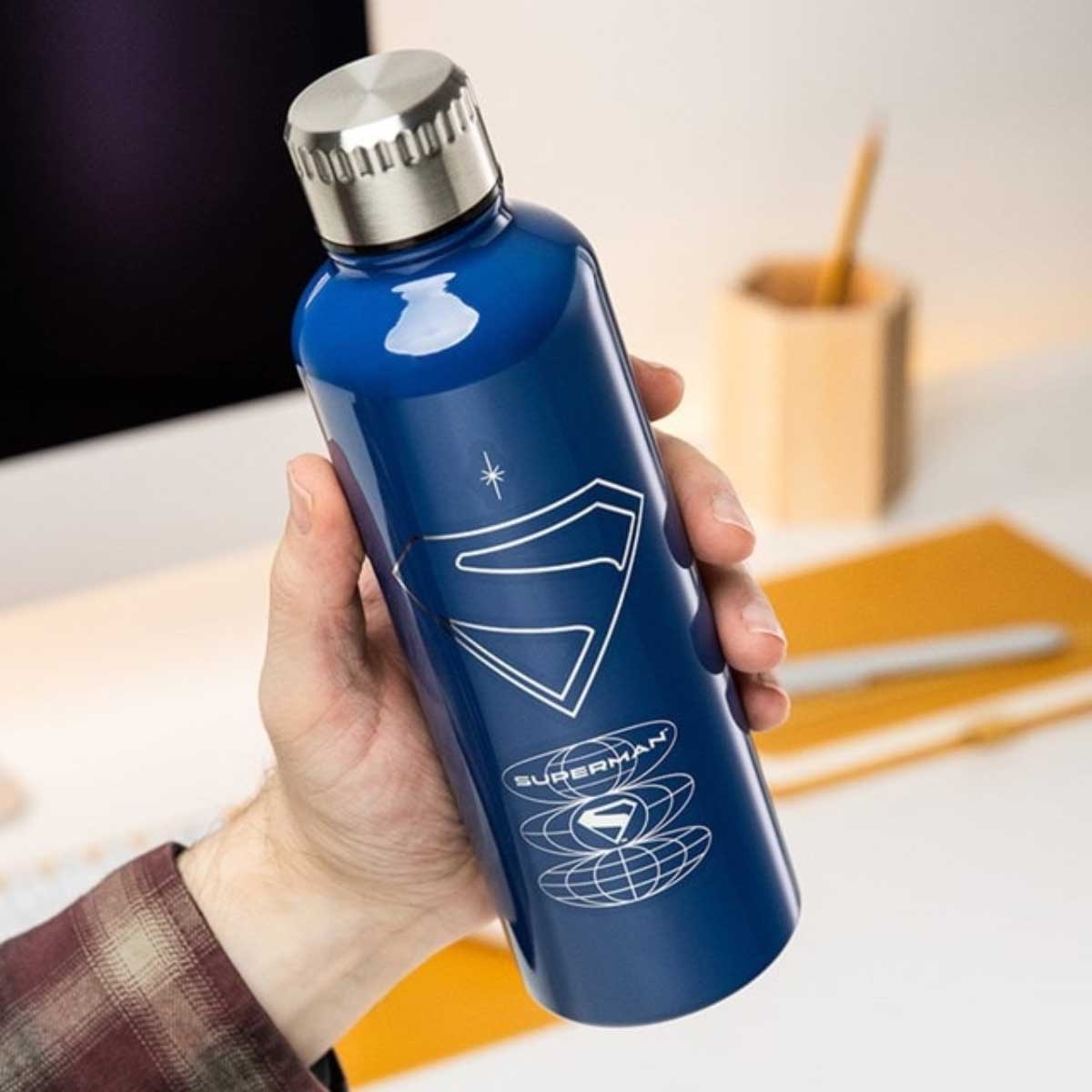Paladone 500ml DC Comics Superman Theatrical Metal Water Bottle