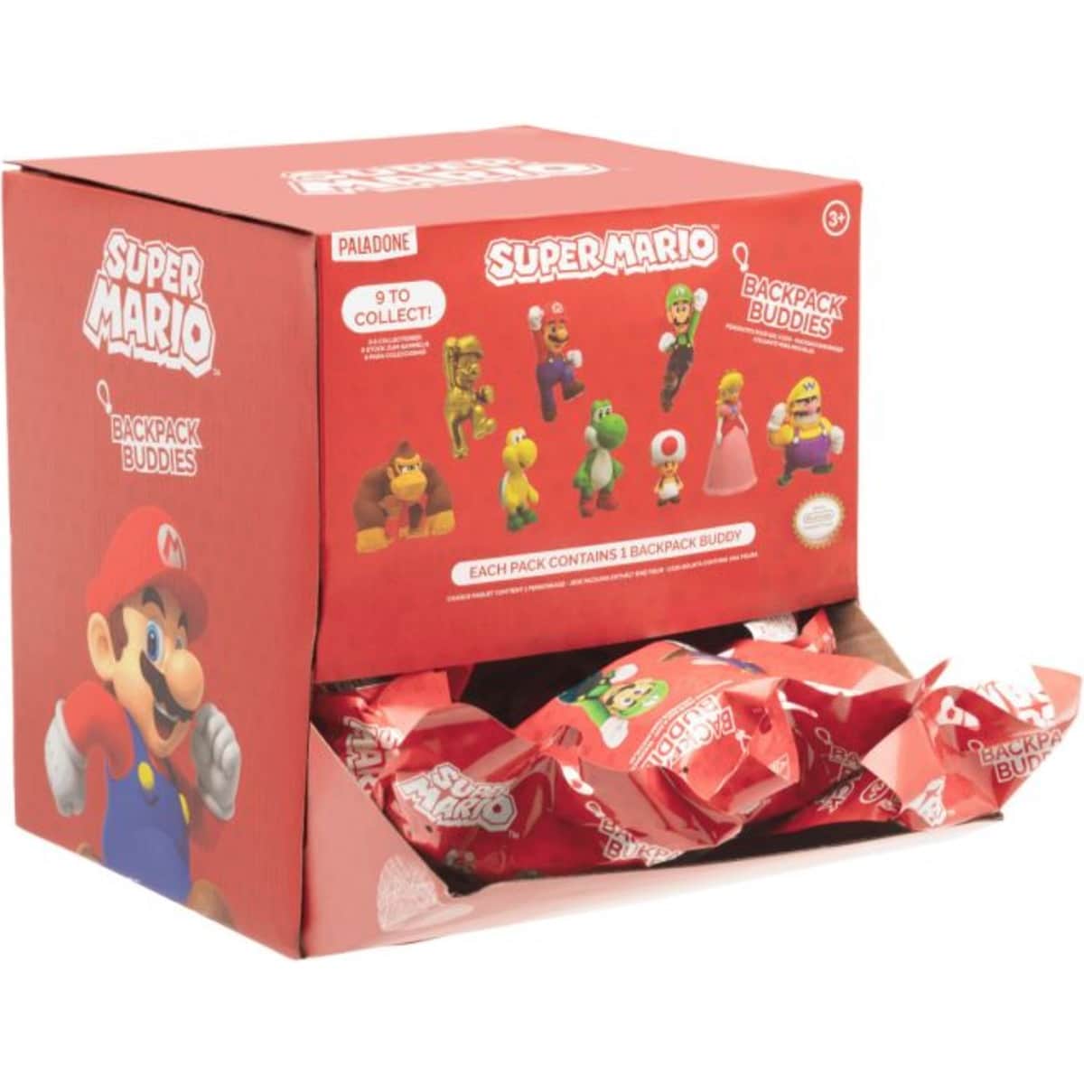 بالادون رفقاء حقيبة ظهر سوبر ماريو للجنسين، 3-4 سنوات