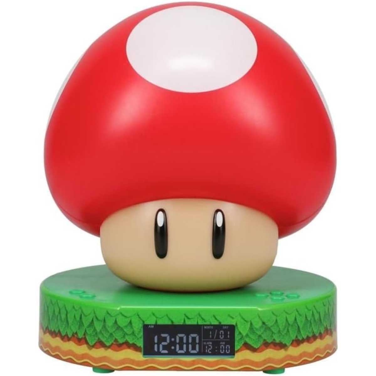 Paladone Super Mario Mushroom Digital Alarm Clock