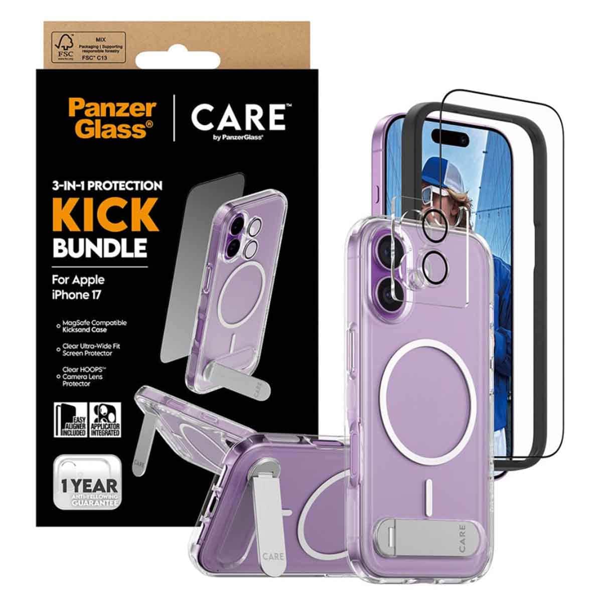 PanzerGlass 3-in-1 Kick Protection Kit