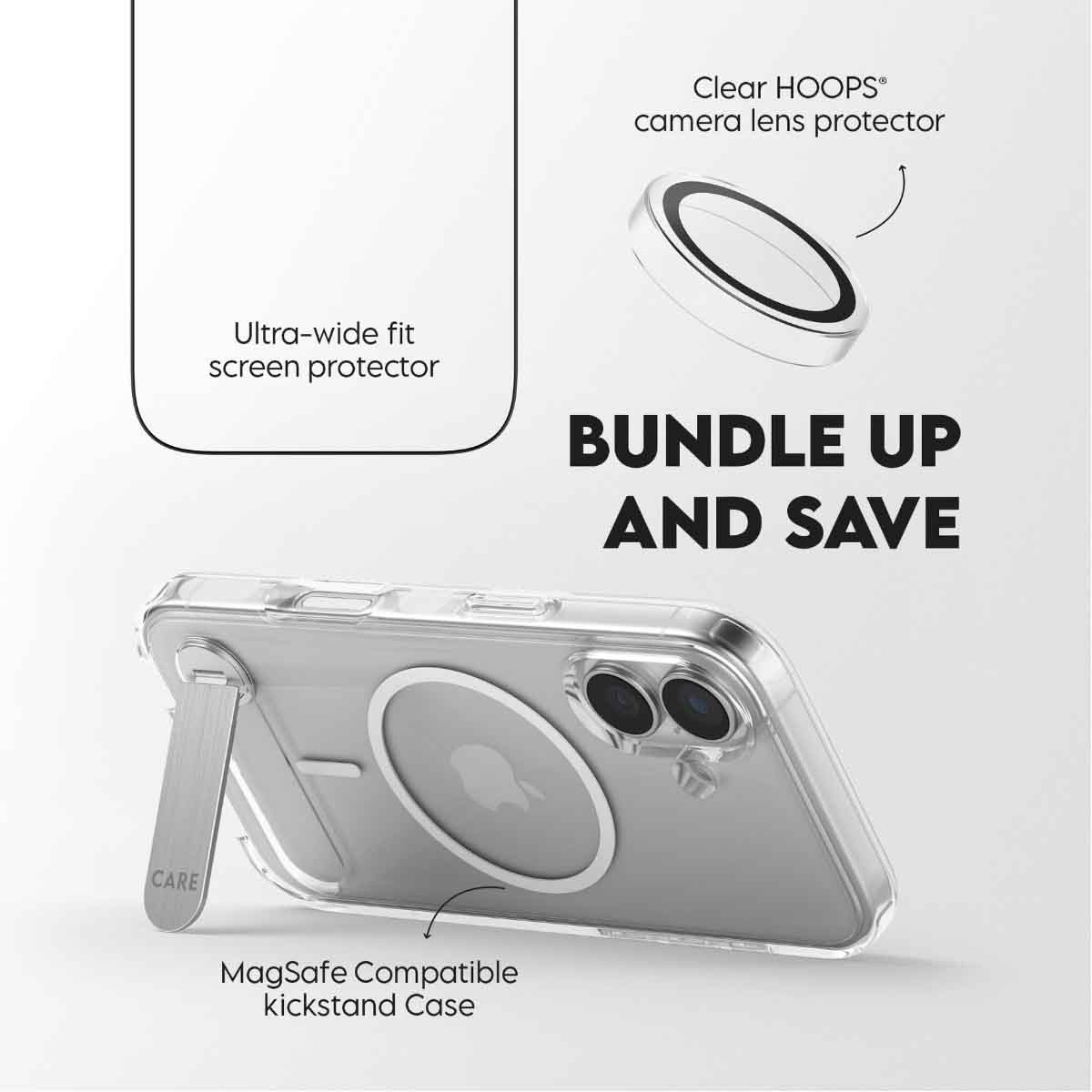 PanzerGlass 3-in-1 Kick Protection Kit for iPhone 17