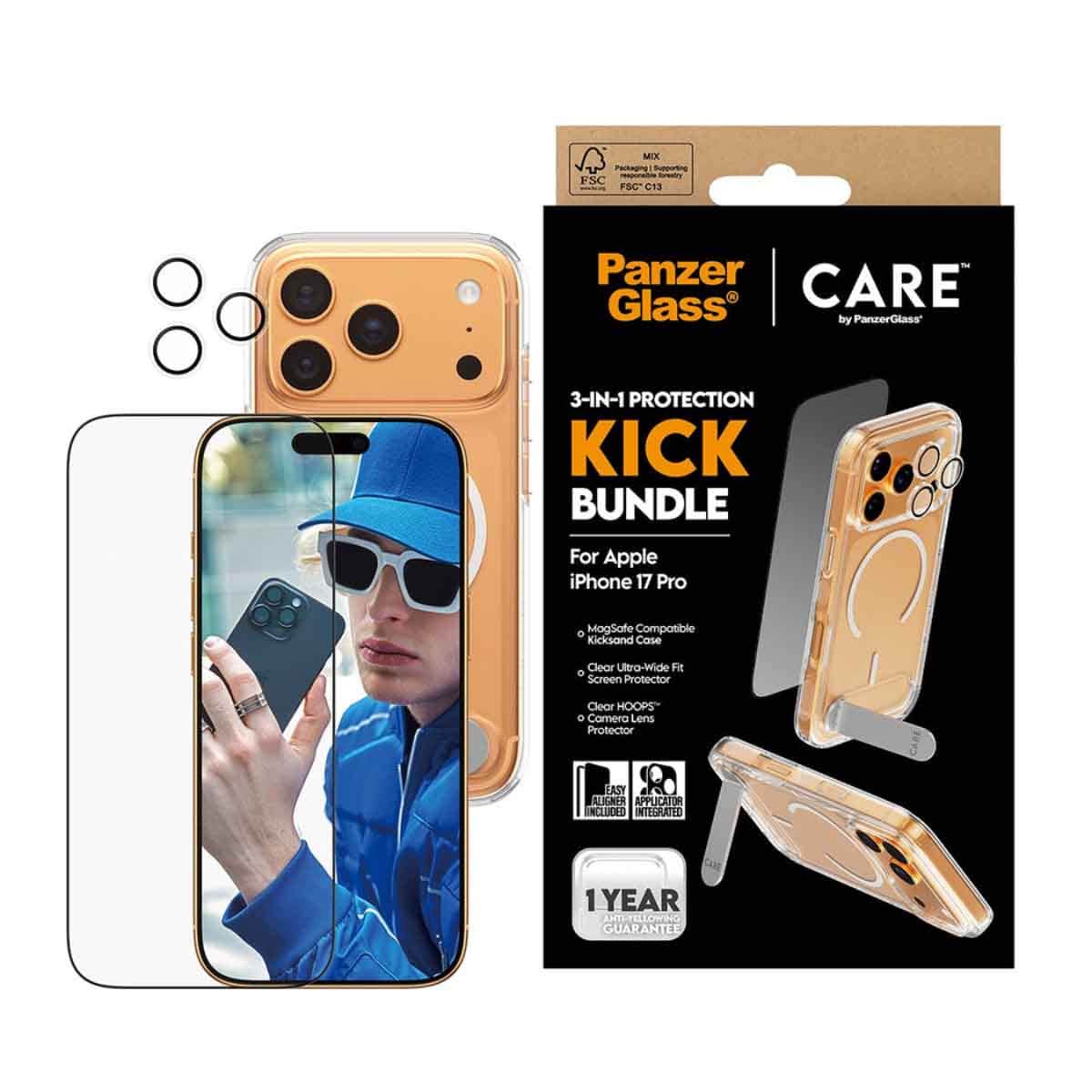 PanzerGlass 3-in-1 Kick Protection Kit