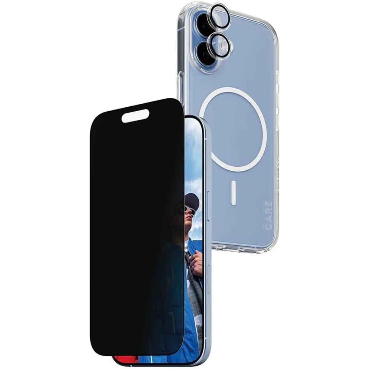PanzerGlass 3-in-1 Privacy Protection Kit for iPhone 17