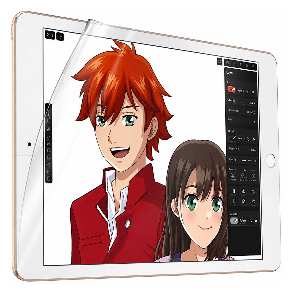 PanzerGlass Antibacterial Graphic Paper Screen Protector for iPad 10.2"
