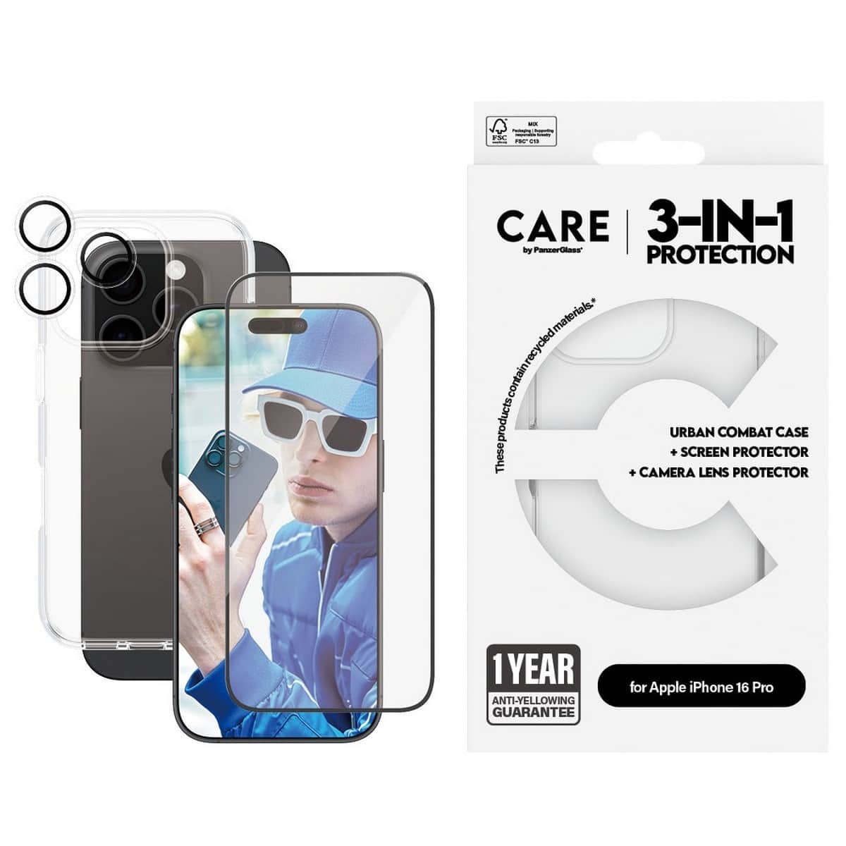 PanzerGlass Care 3-in-1 Flagship Bundle