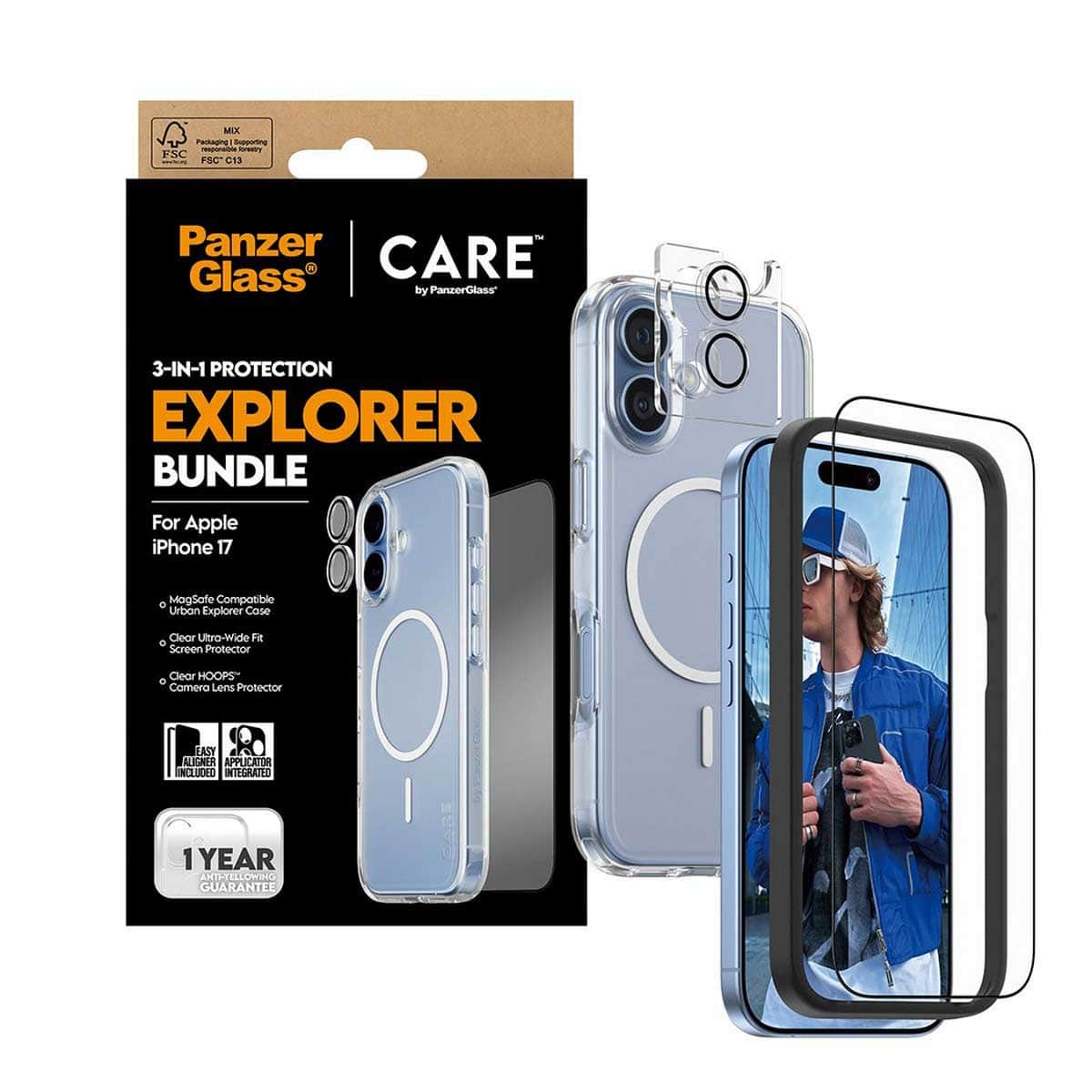 PanzerGlass Care 3-in-1 Flagship Explorer Bundle