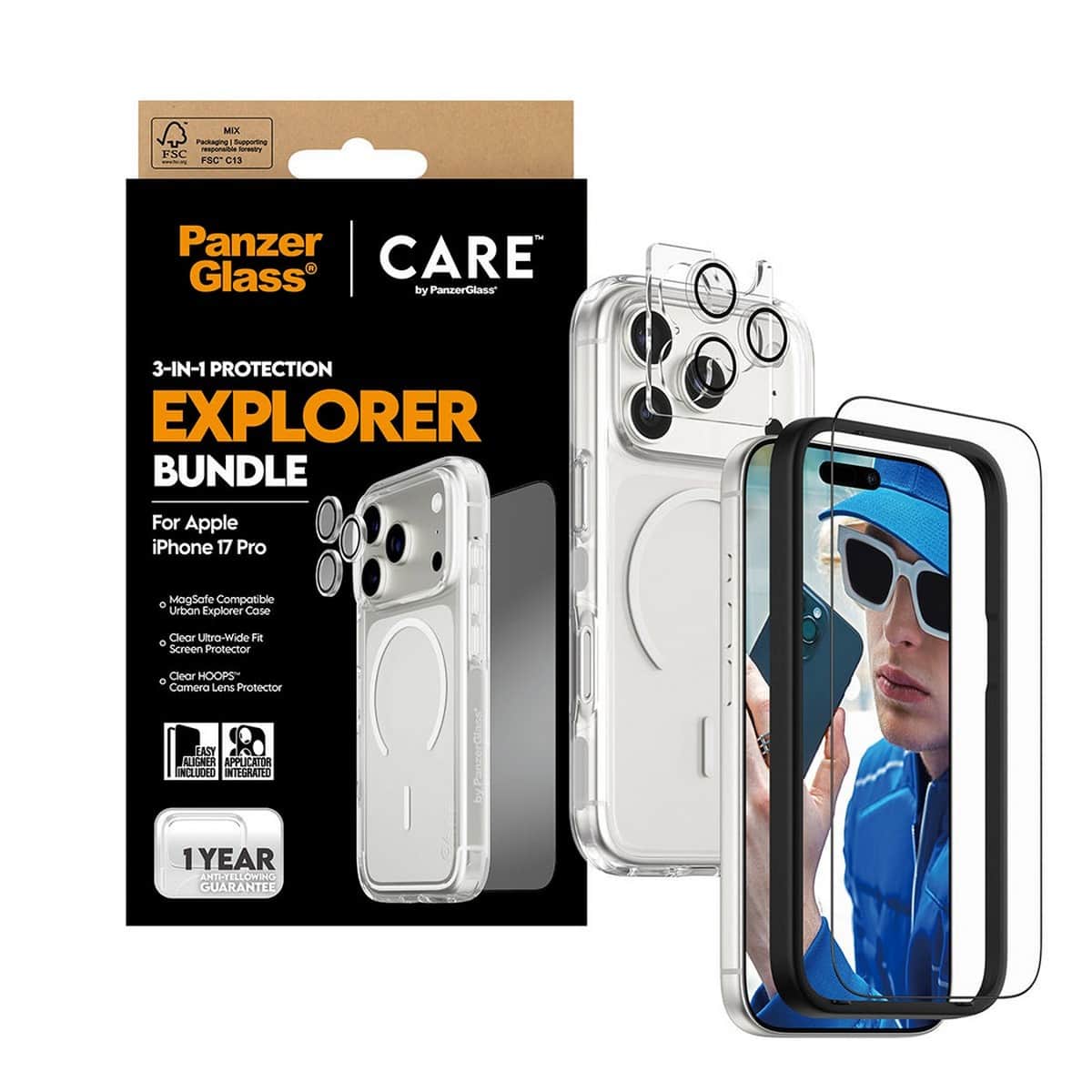 PanzerGlass Care 3-in-1 Flagship Explorer Bundle