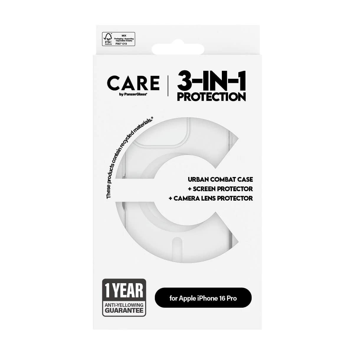 PanzerGlass Care 3-in-1 Flagship MagSafe Bundle