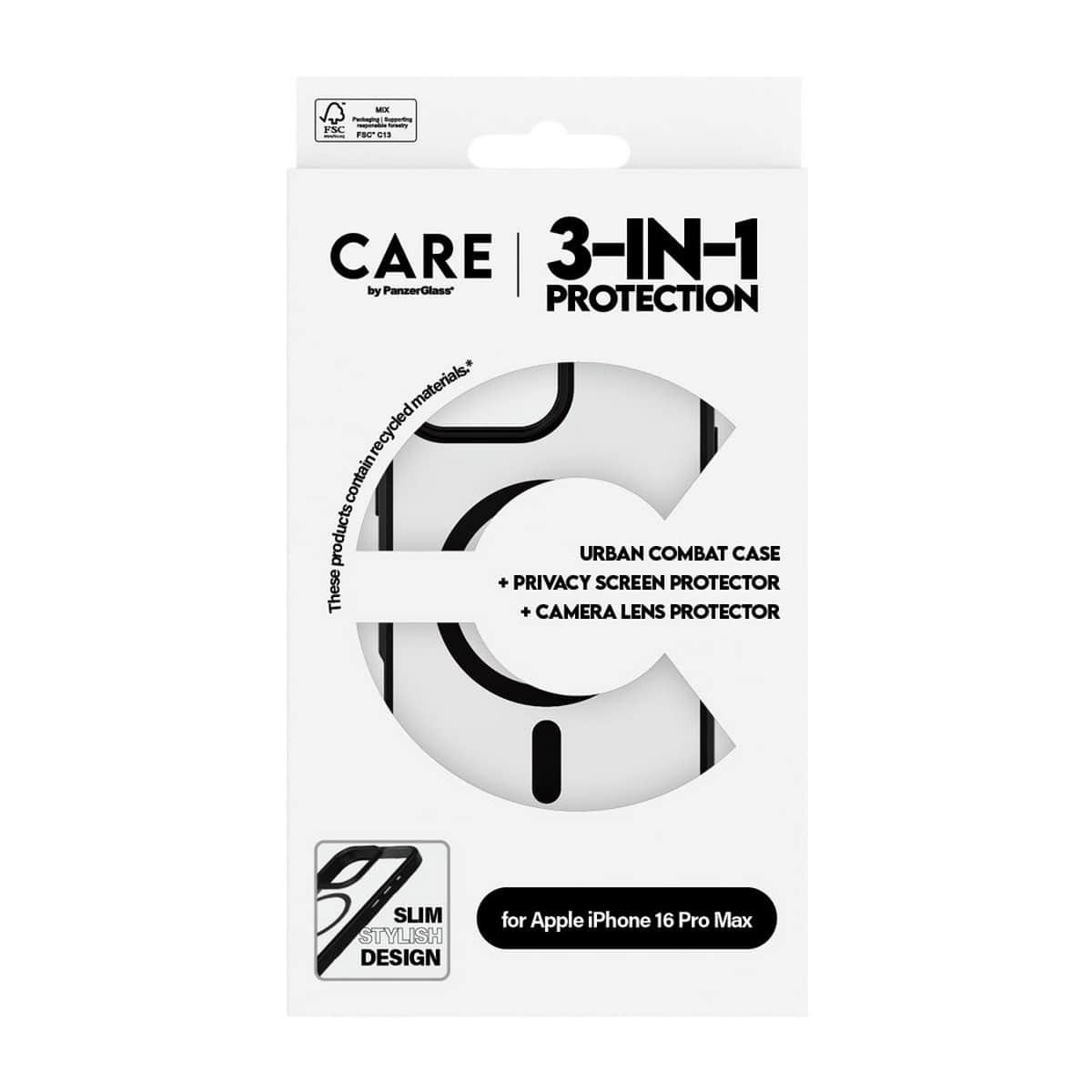 PanzerGlass Care 3-in-1 Flagship Privacy Bundle