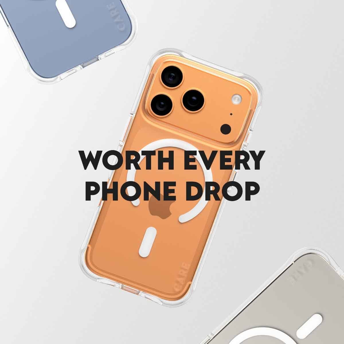 بانزر جلاس كير حافظة سامبا شفافة لجوال ايفون 17 برو