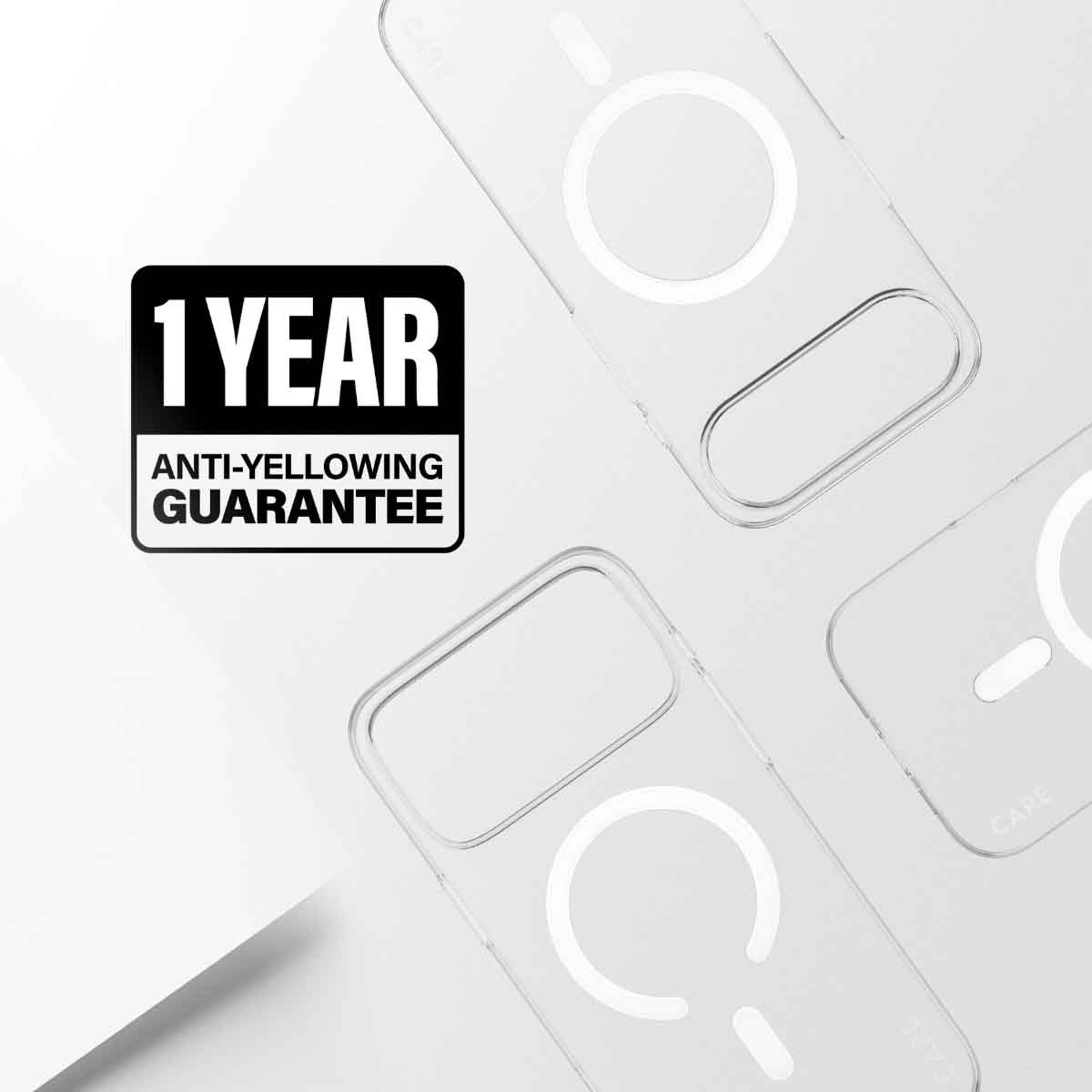 بانزر جلاس كير حافظة سليم شفافة لجوال ايفون 17 برو