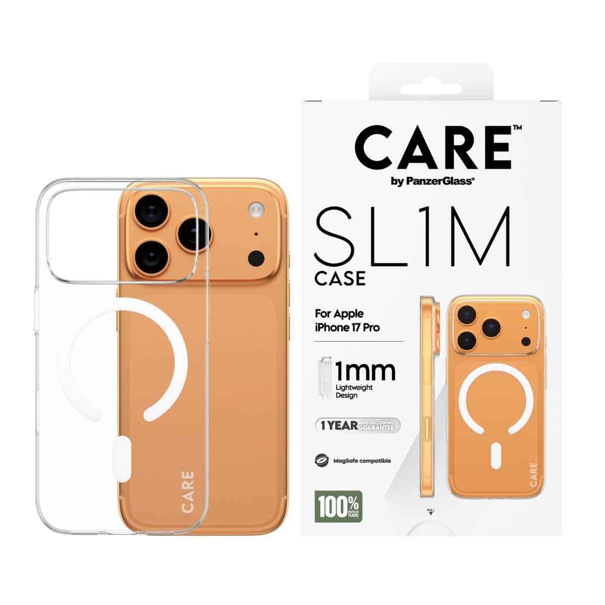 PanzerGlass Care Black Slim Case