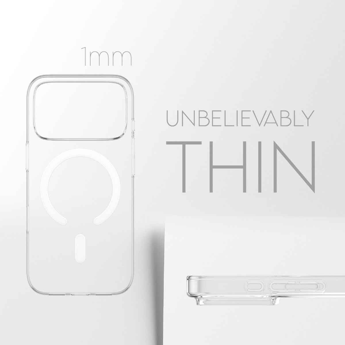 بانزر جلاس كير حافظة سليم شفافة لجوال ايفون 17 برو