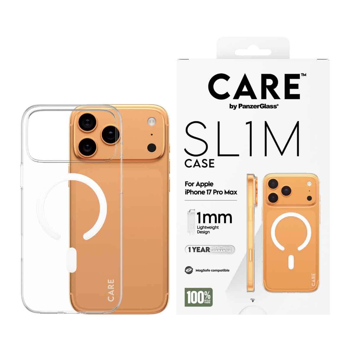 PanzerGlass Care Black Slim Case