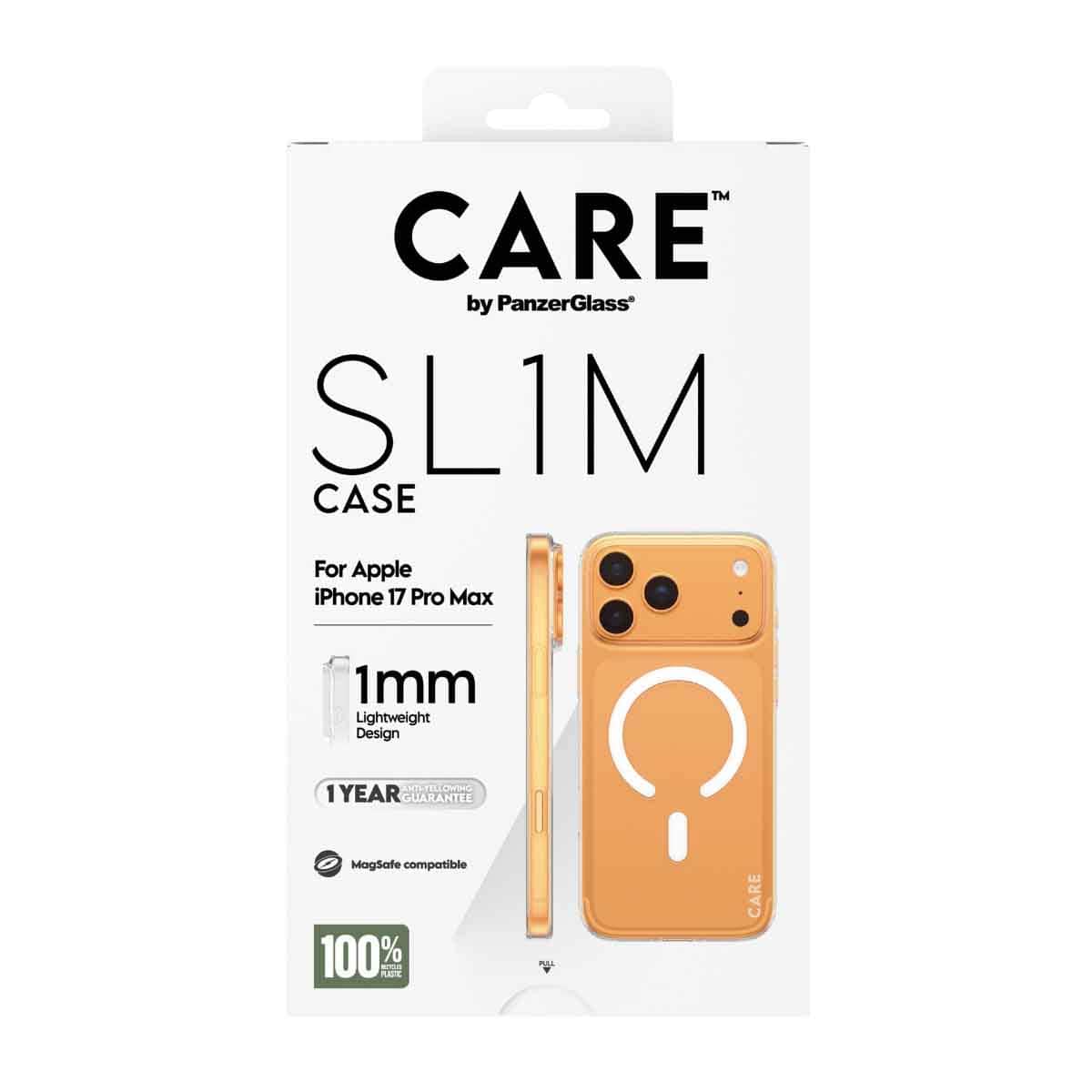 PanzerGlass Care Black Slim Case