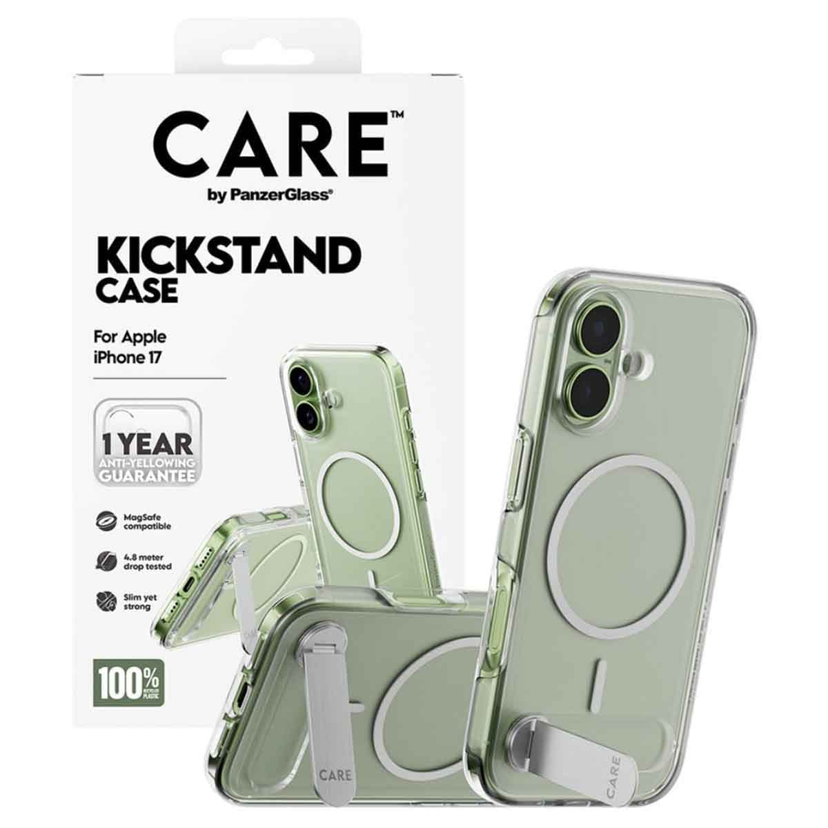 PanzerGlass Care Kick Stand Case for iPhone 17