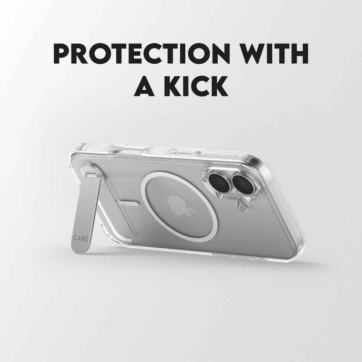 بانزر جلاس كير حافظة مع مسند لجوال ايفون 17