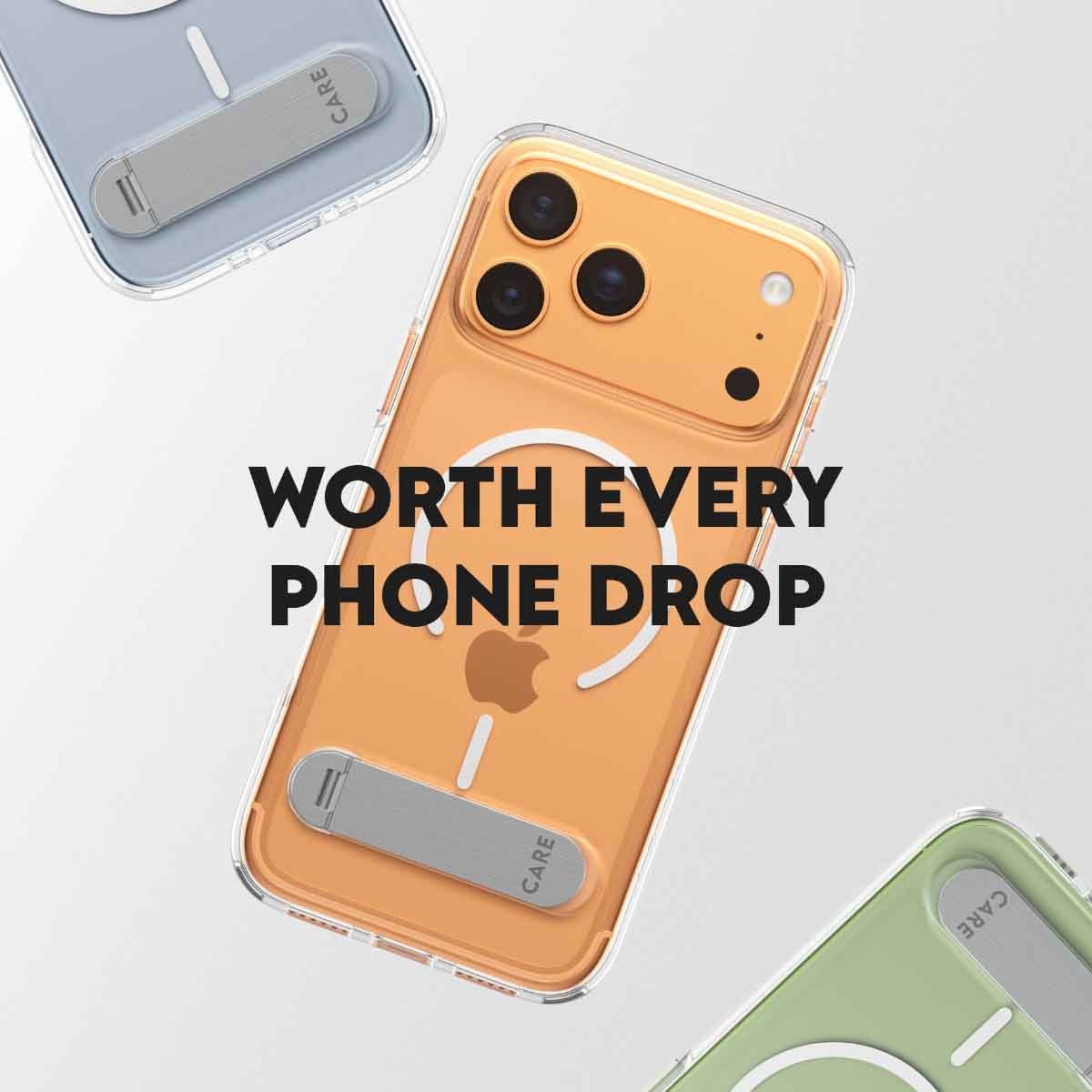 بانزر جلاس كير حافظة مع مسند لجوال ايفون 17 برو ماكس