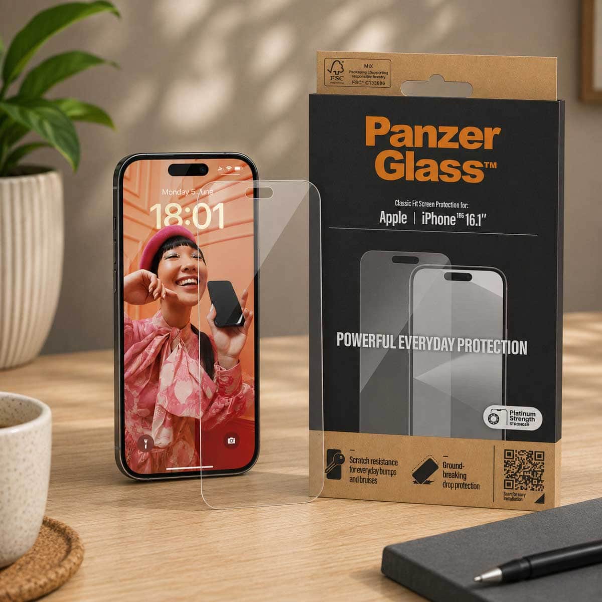 PanzerGlass Classic Fit Screen Protector