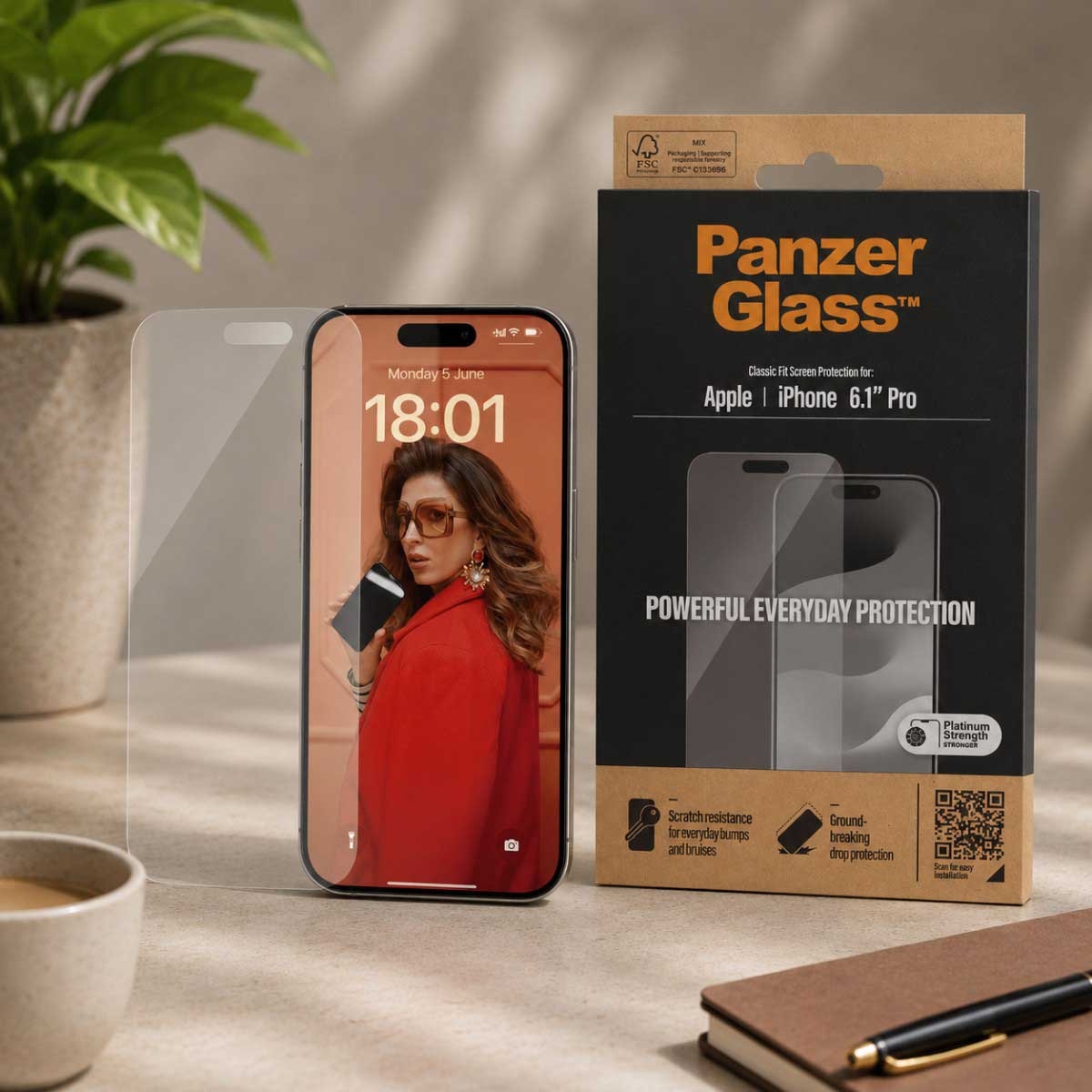 PanzerGlass Classic Fit Screen Protector