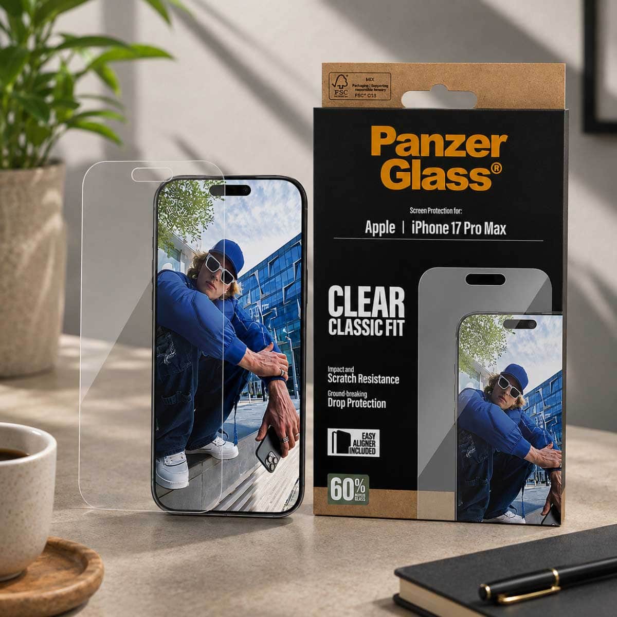 PanzerGlass Classic Fit Screen Protector