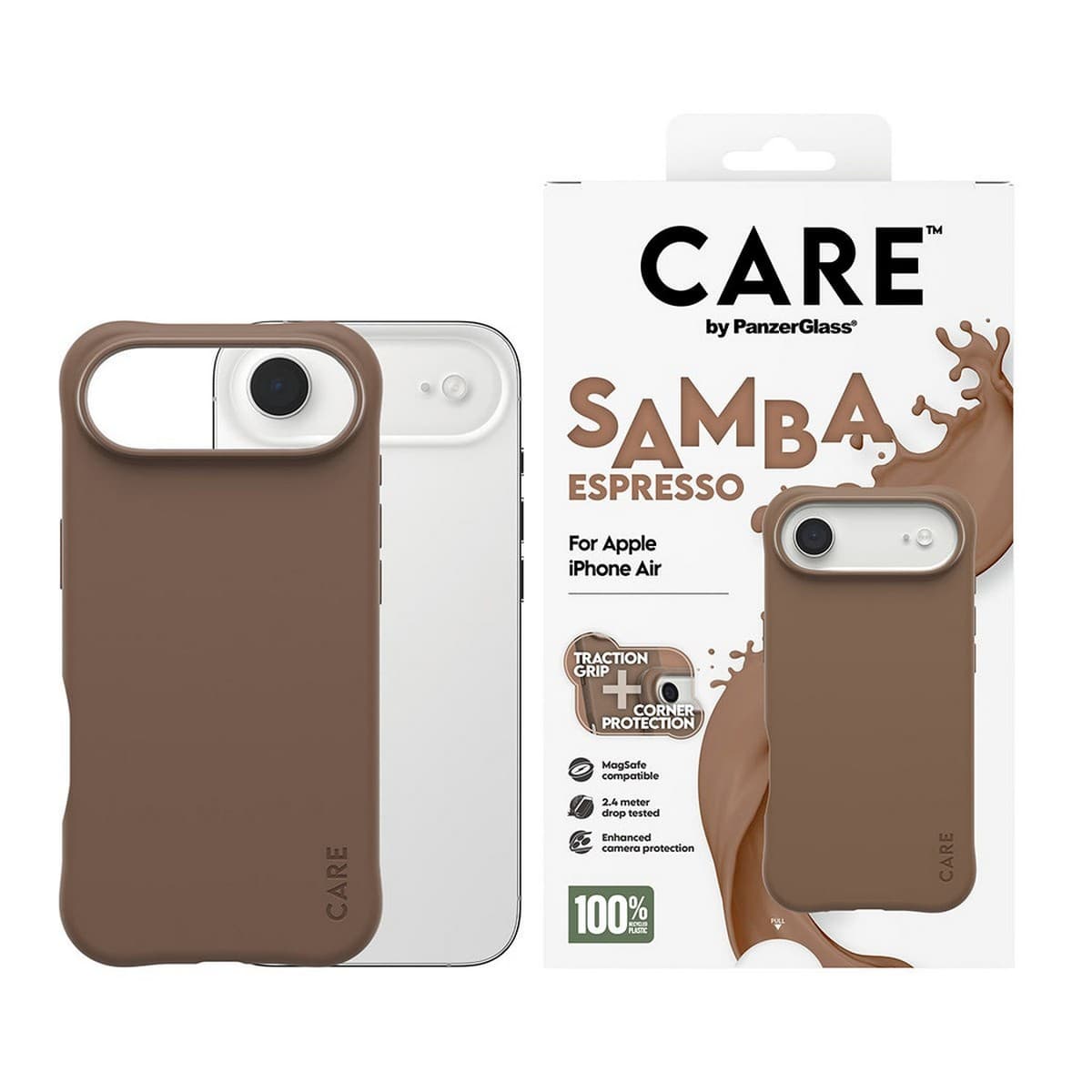 PanzerGlass Espresso Care Samba Case with MagSafe for iPhone 17 Air
