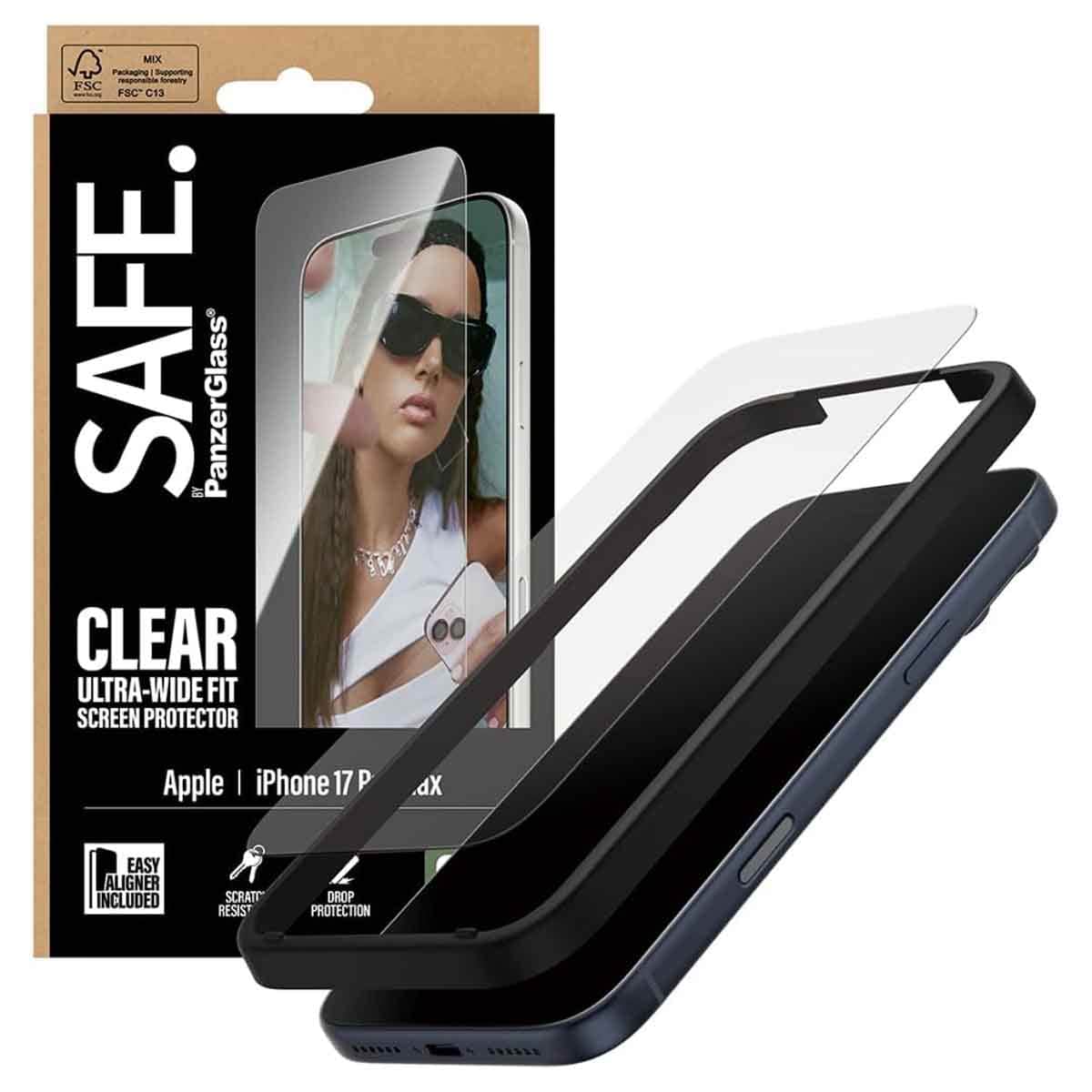 PanzerGlass Safe Clear Screen Protector Glass