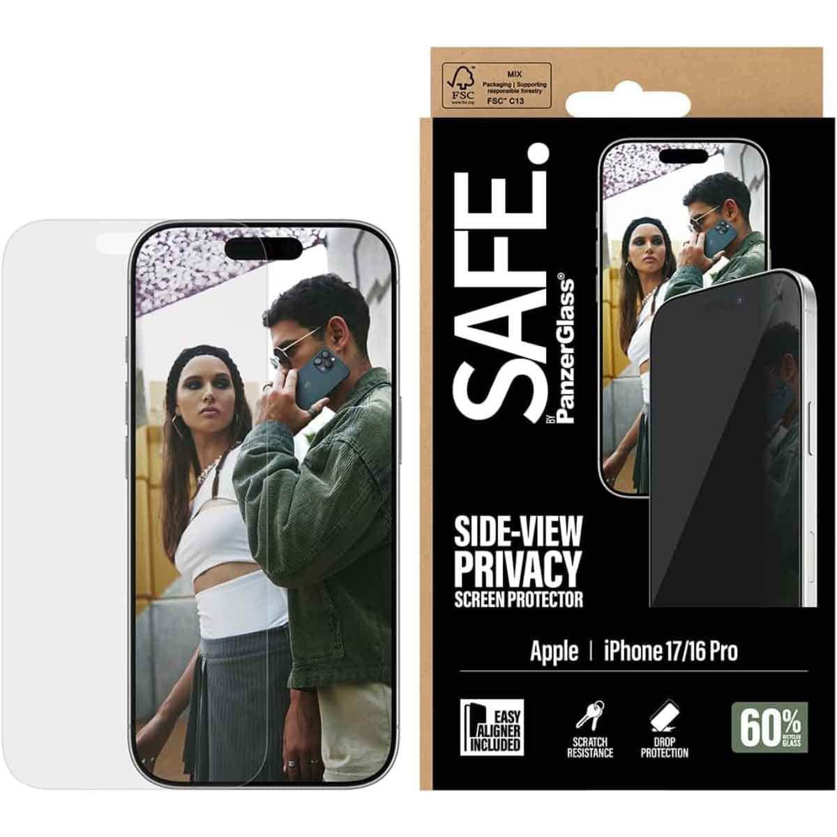 PanzerGlass Safe Privacy Screen Protector Glass