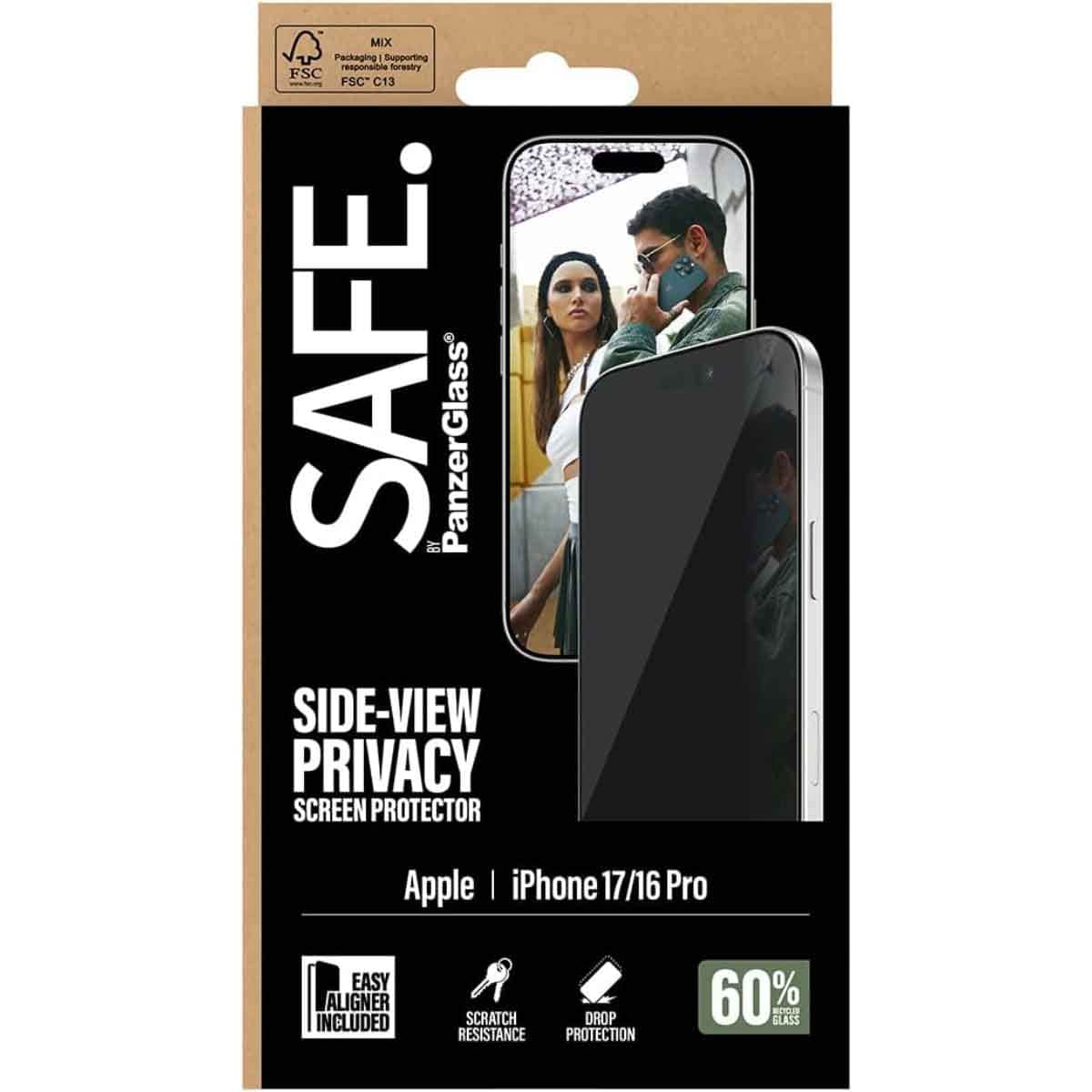 PanzerGlass Safe Privacy Screen Protector Glass