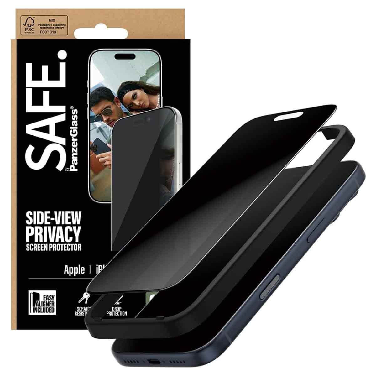 PanzerGlass Safe Privacy Screen Protector Glass
