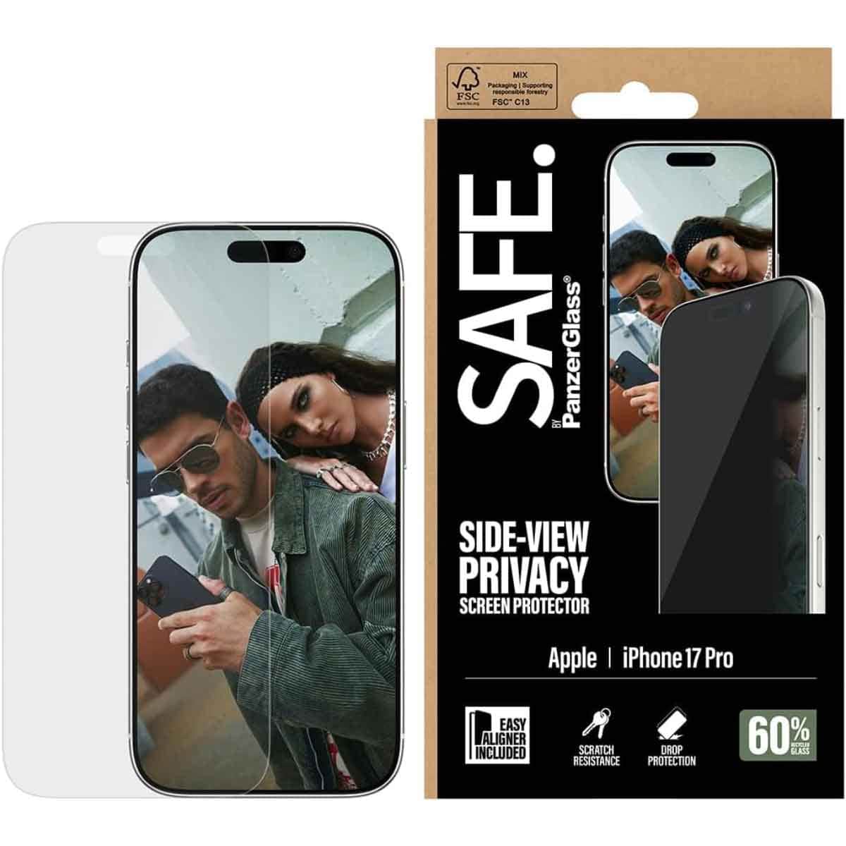 PanzerGlass Safe Privacy Screen Protector Glass