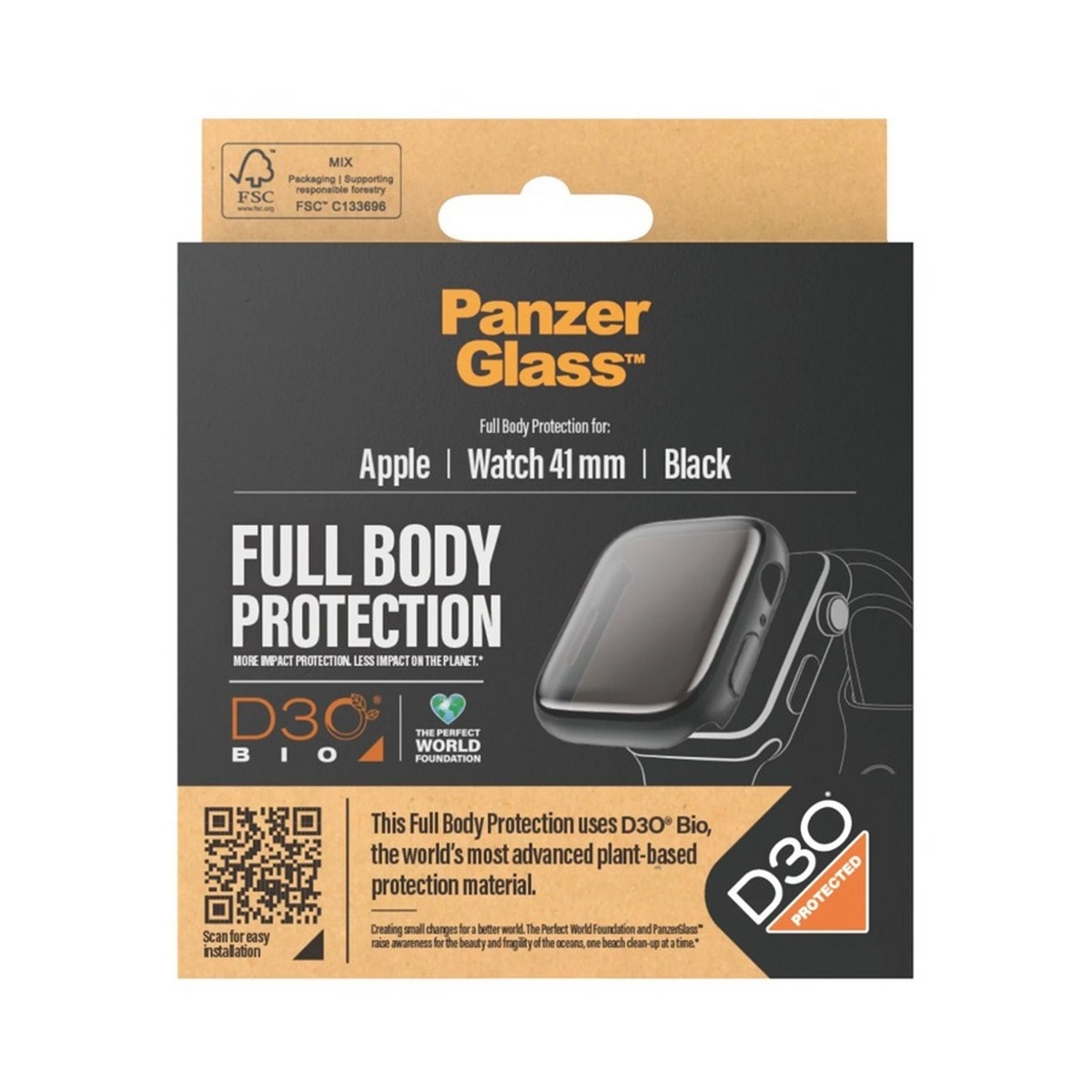 PanzerGlass Full Body Case with D3O for Apple Watch (2023)