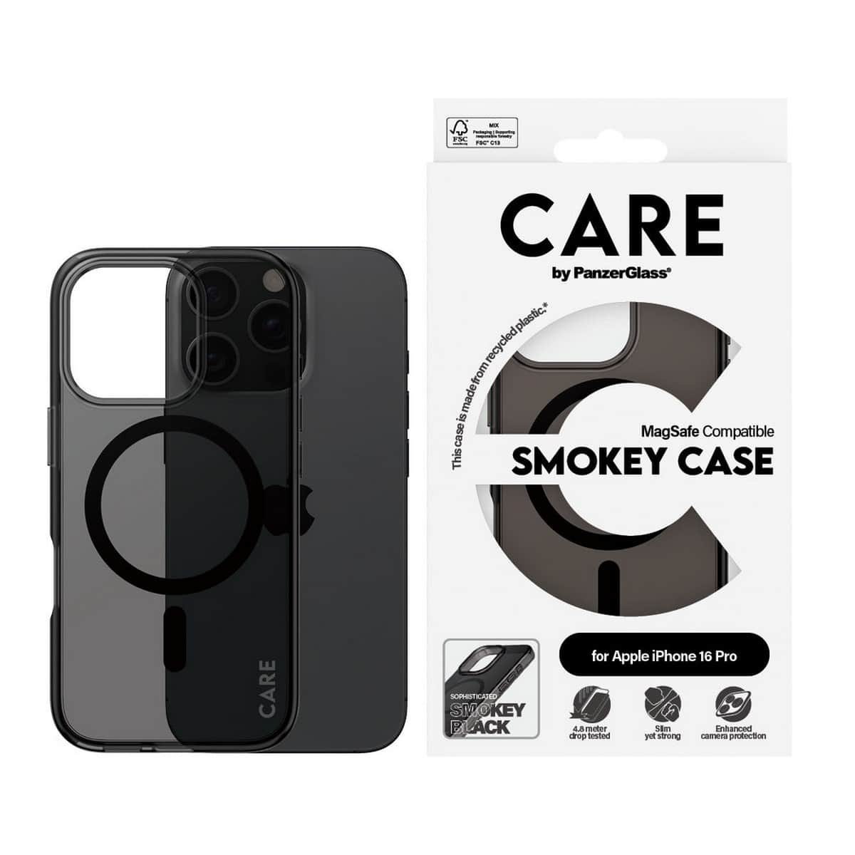 PanzerGlass Care Urban Combat Case with Black MagSafe