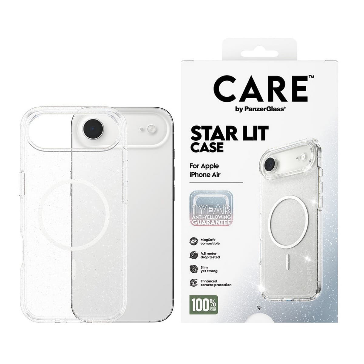 PanzerGlass Star Lit Care Urban Explorer Case with White MagSafe for iPhone 17 Air