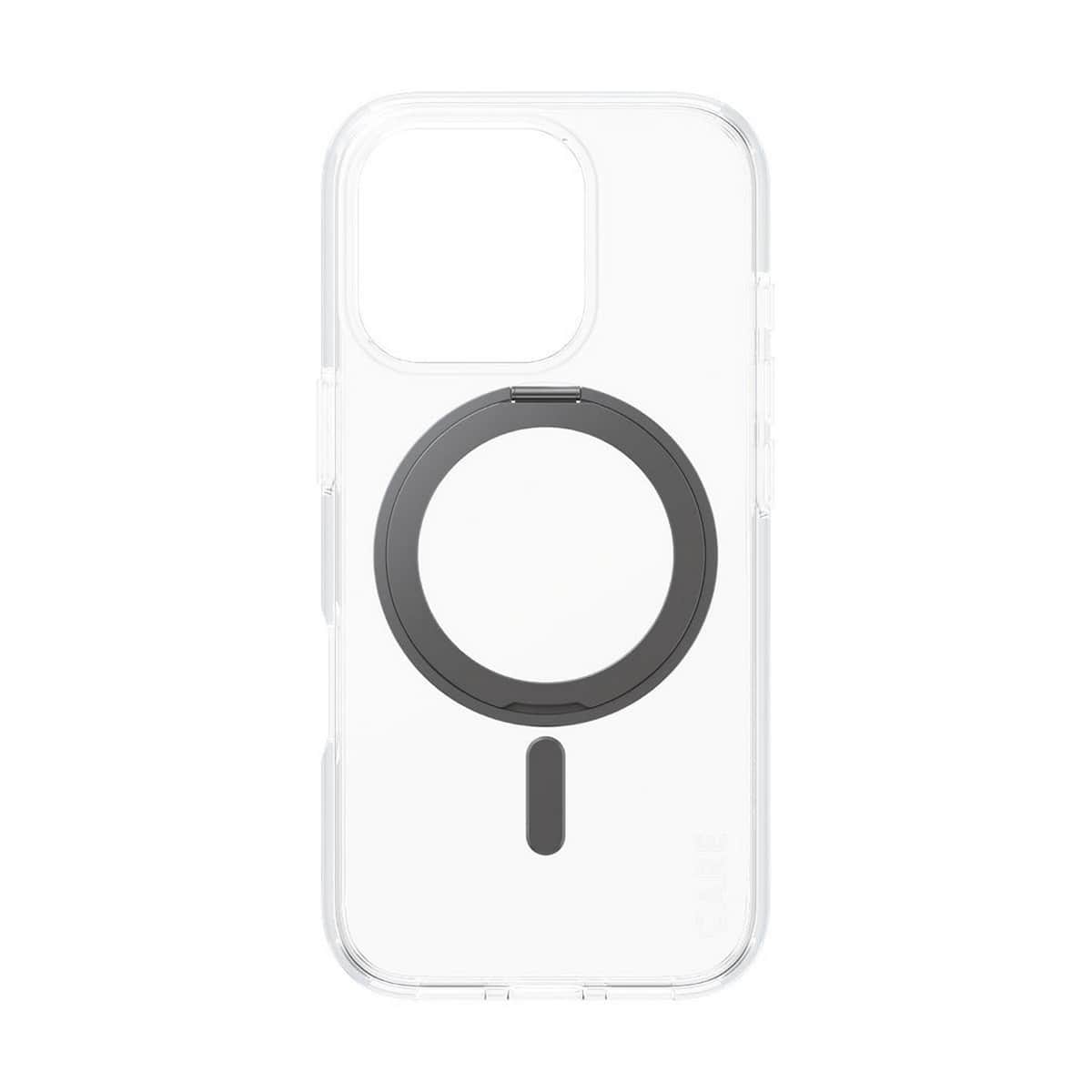 PanzerGlass Transparent Care Feature Case with Black Kickstand & MagSafe