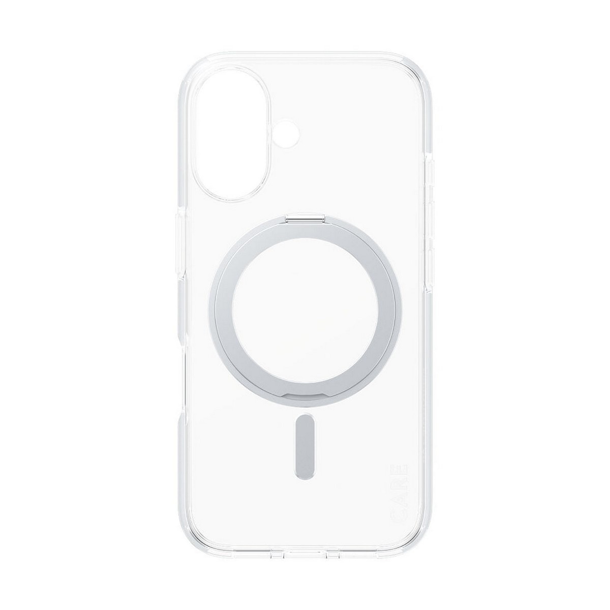 PanzerGlass Transparent Care Feature Case with Silver Kickstand & MagSafe