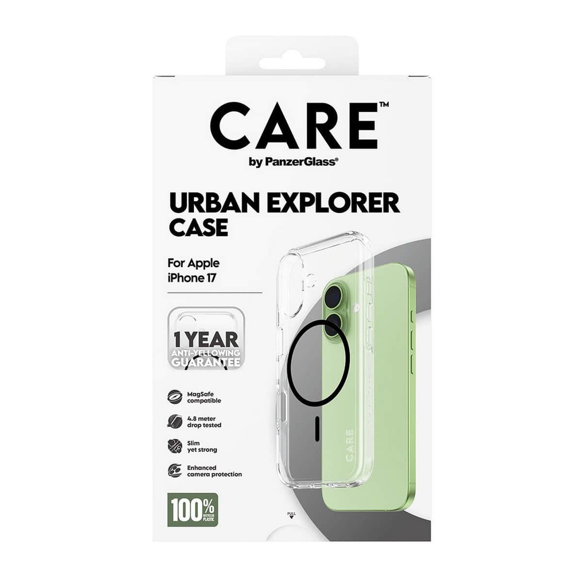PanzerGlass Care Urban Explorer Case with Black MagSafe