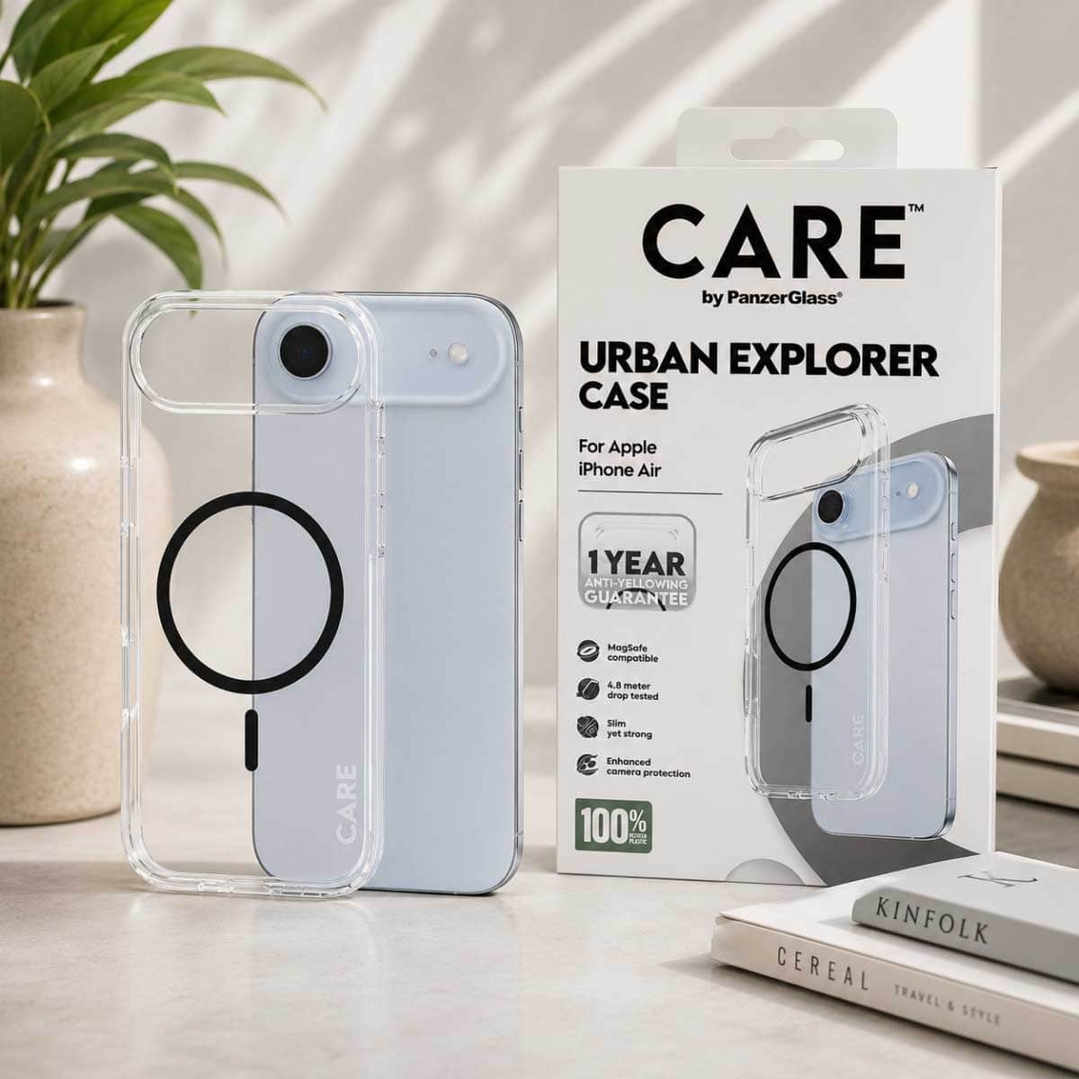 PanzerGlass Care Urban Explorer Case with Black MagSafe