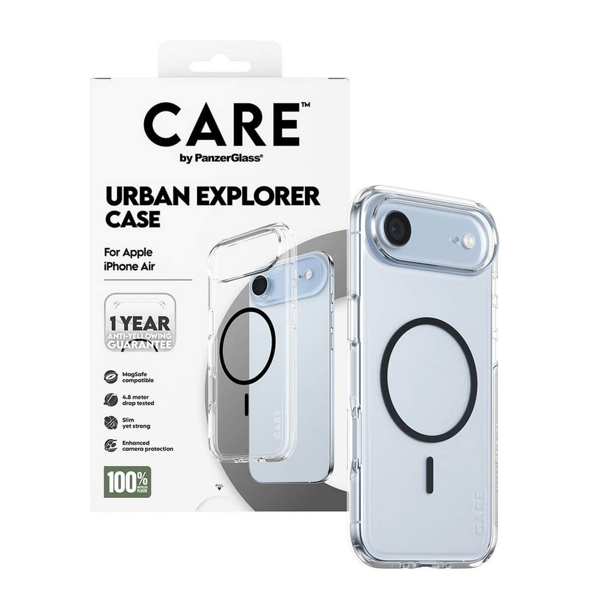 PanzerGlass Care Urban Explorer Case with Black MagSafe